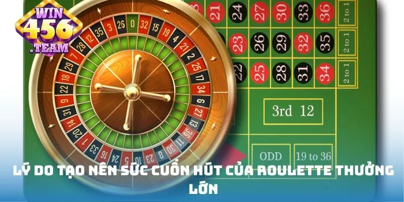 Lý do tạo nên sức cuốn hút của Roulette thưởng lớn